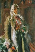 Anders Zorn Mona oil painting